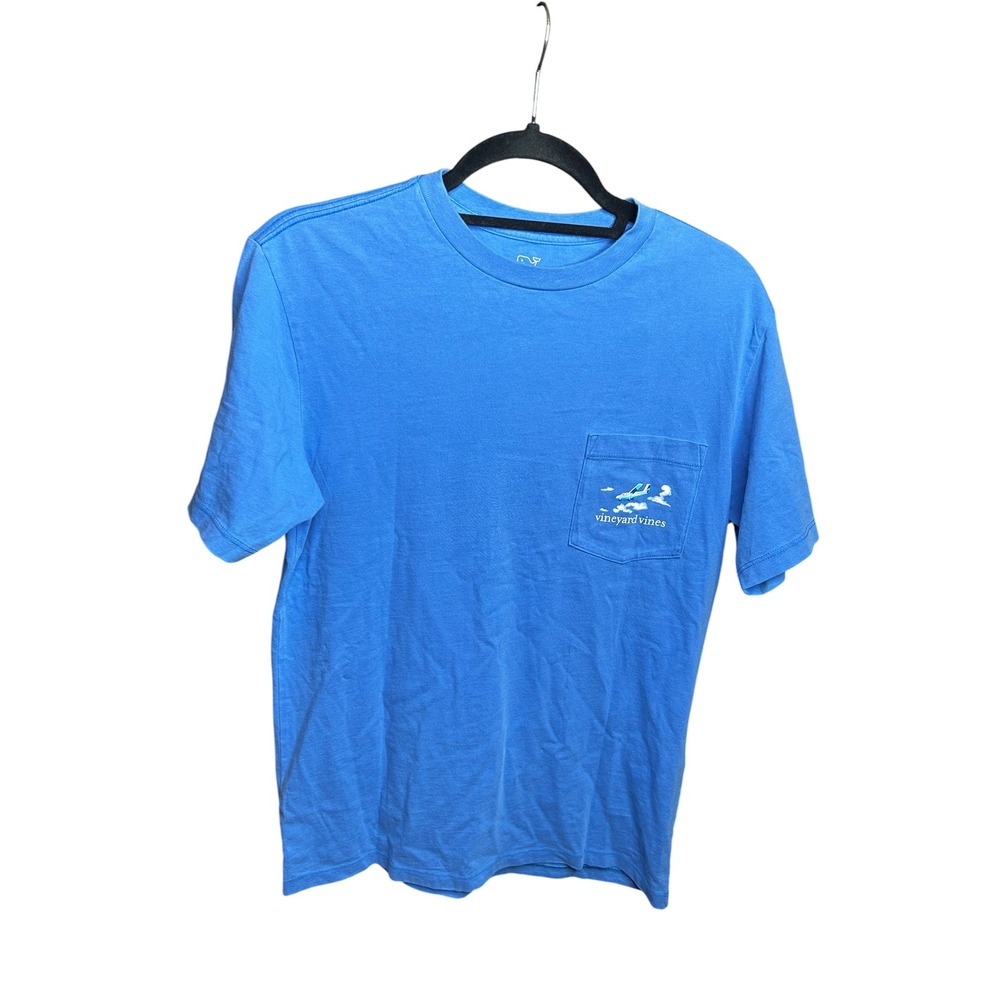 Vineyard Vines Men's Graphic Tee Plane Approaching Size XS NWT - Picture 3 of 12